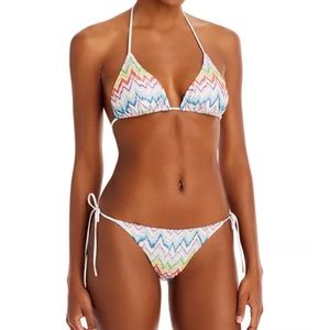 MISSONI MARE Multicolor Chevron Bikini Set